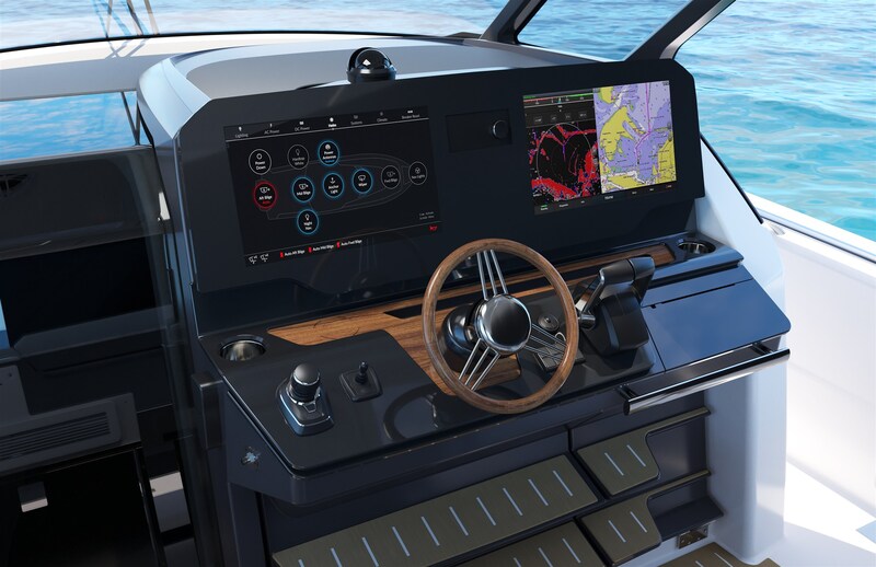 Tiara 39LS helm station Tiara Yachts 39LS