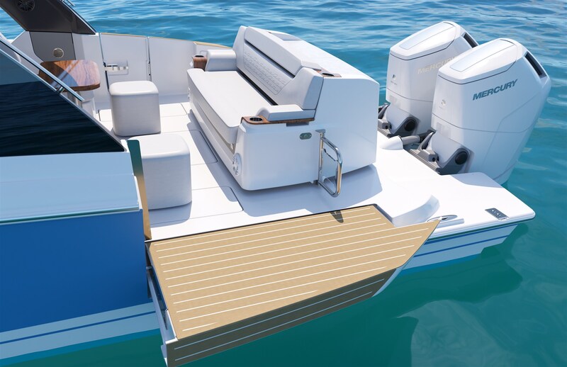 Tiara 39LS cockpit terrace Tiara Yachts 39LS