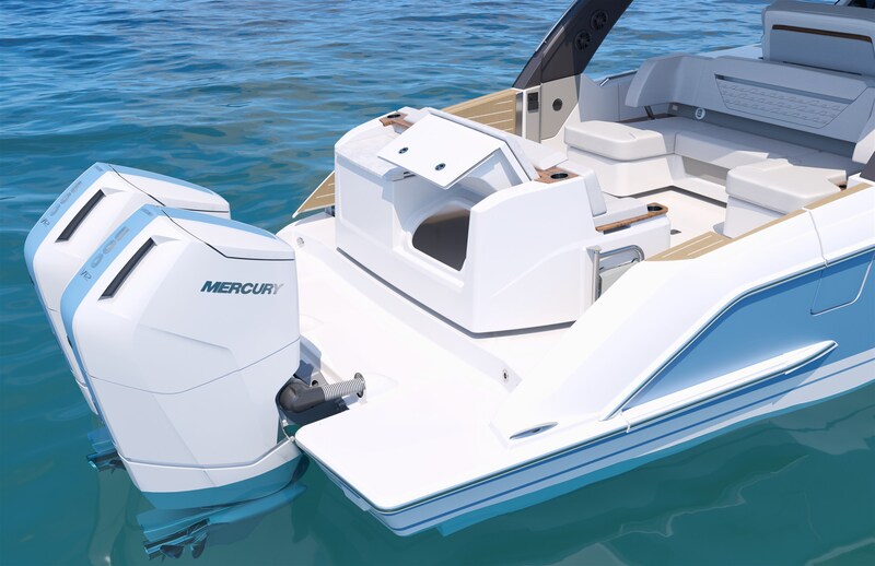 Tiara 39LS stern area Tiara Yachts 39LS