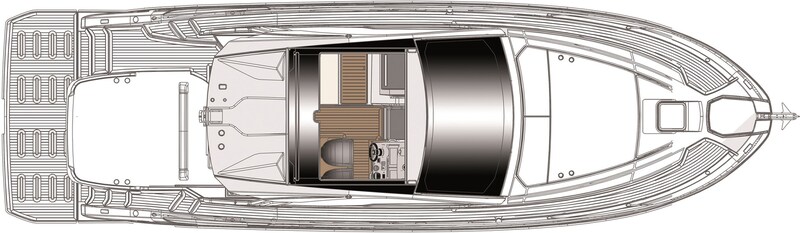 A45 Above View Azimut Atlantis 45