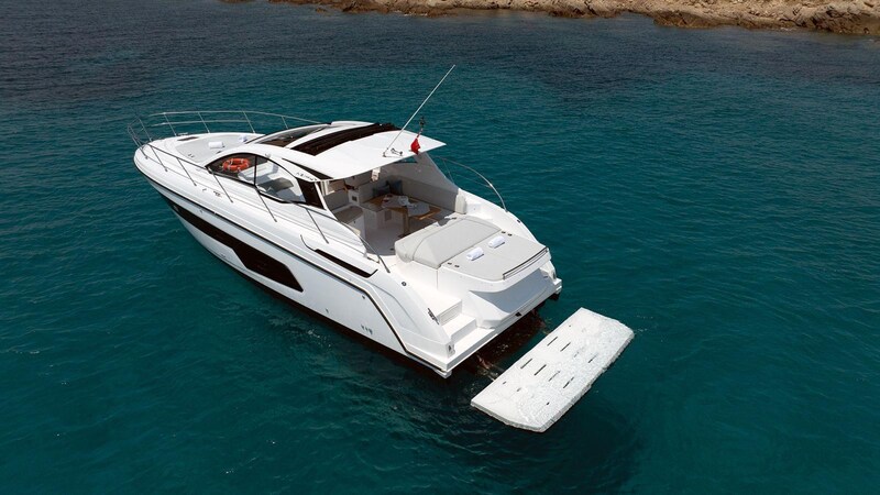 Atlantis 45 aerial view Azimut Atlantis 45