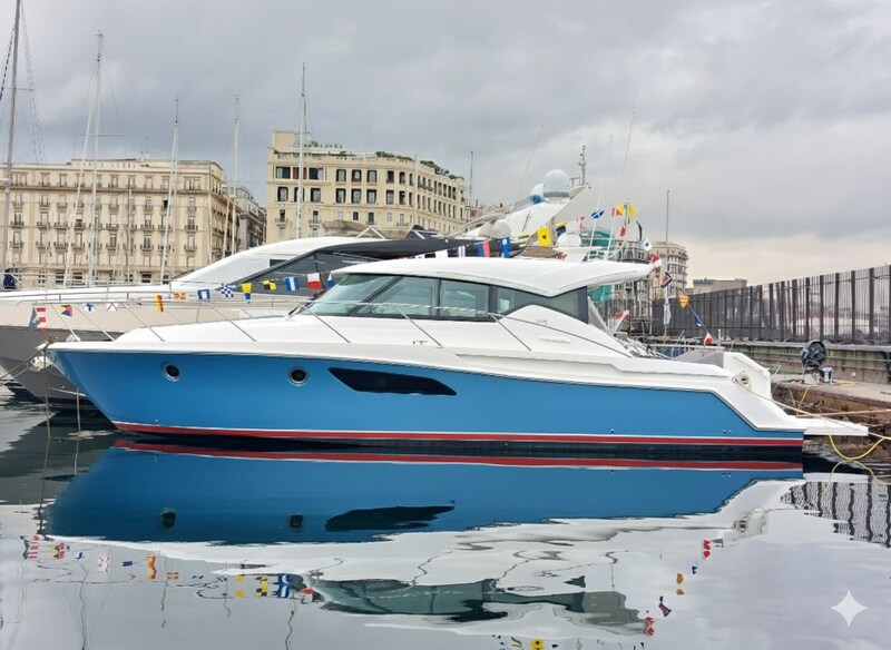 Profile Tiara Yachts 44 Coupe