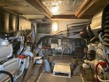 {I} engine room Bertram Yacht 37' Convertible