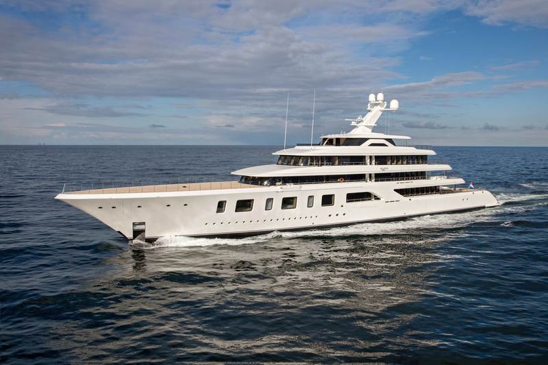 Aquarius (exhibited by Feadship Monaco Yacht Show