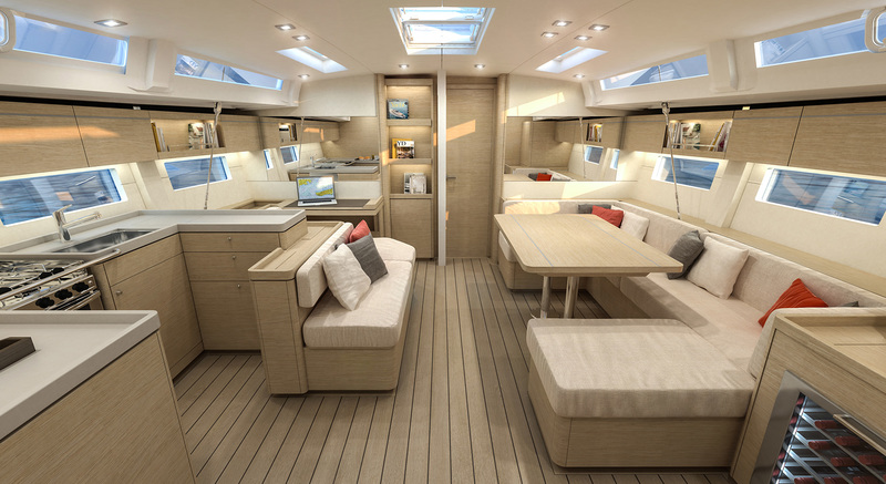 Interior New Oceanis 51.1 from Beneteau