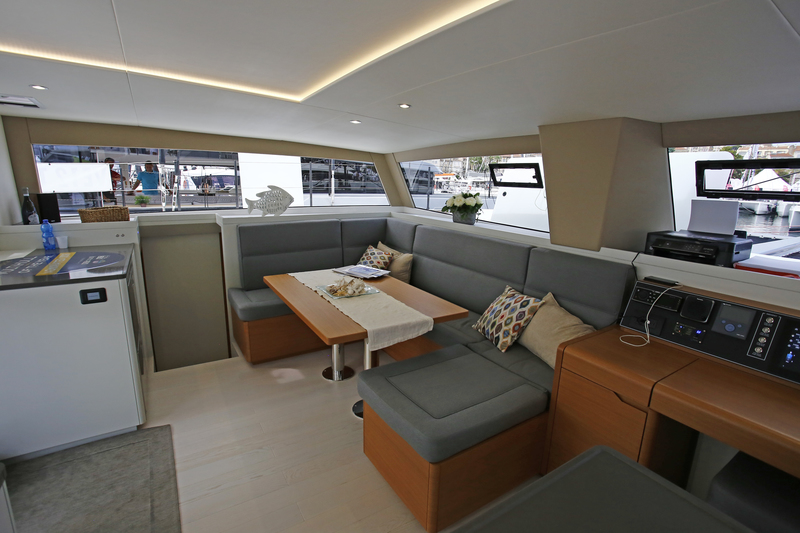 Saloon ITA 14.99 Performance catamaran with electric propulsion system