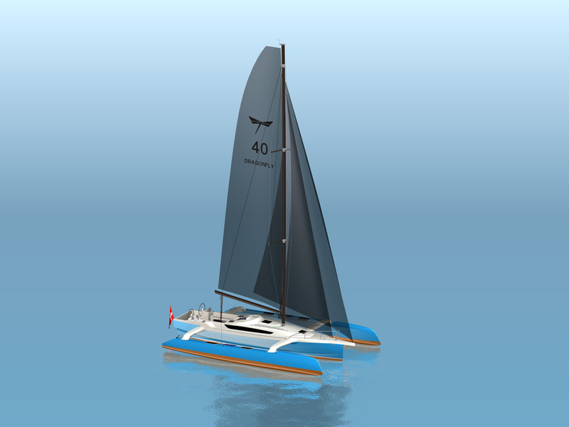 Dragonfly 40 Dragonfly 40, new trimaran from Quorning Boats