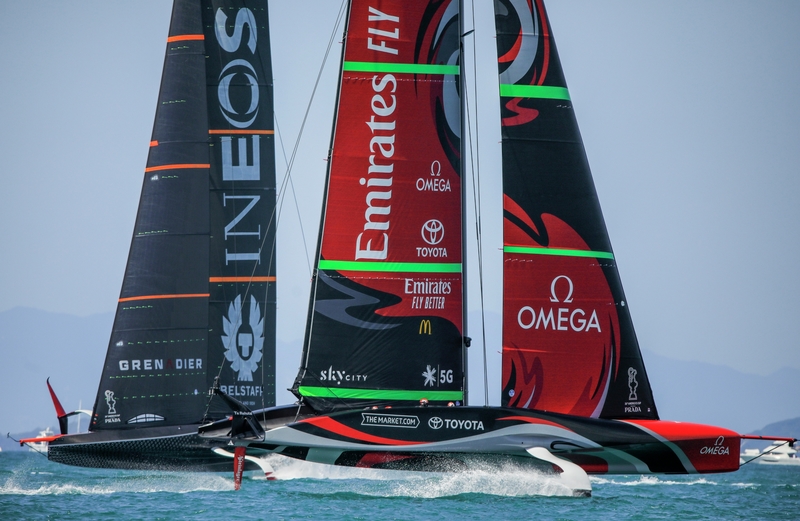PRADA CHRISTMAS RACE EMIRATES TEAM NEW ZEALAND WIN THE PRADA ACWS AUCKLAND