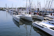 Dragonfly 32 Touring Hanseboot ancora boat show 2016