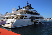Custom Line Navetta 33 Motor Yachts at Cannes Yachting Festival