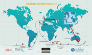 Golden globe race course Golden globe race start 2018
