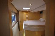 Starboard hull cabins McConaghy MC60, a brand new performance cruiser catamaran