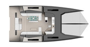 Forward Galley Layout McConaghy MC60, a brand new performance cruiser catamaran