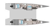 3 Cabin Layout McConaghy MC60, a brand new performance cruiser catamaran