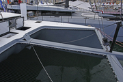 Front deck ITA 14.99 Performance catamaran with electric propulsion system