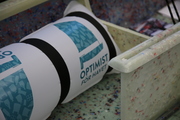 Plastimist - the first optimist based on plastic debris Plastimist - the first optimist based on plastic debris