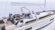Layout exterior OCEANIS YACHT 54, new sailing yacht from Beneteau