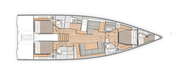 3 cabins, 3 heads OCEANIS YACHT 54, new sailing yacht from Beneteau