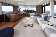 Interior, flybridge deck Princess presents its new X95 - A new concept from Princess