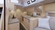 Rear Galley Dufour new flagship - DUFOUR 61