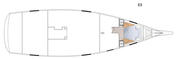 Interior layout Contest 55CS wins European Yacht of the Year 2021 - Luxury Cruiser