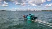 Emirates Team New Zealand hydrogen chase boat 